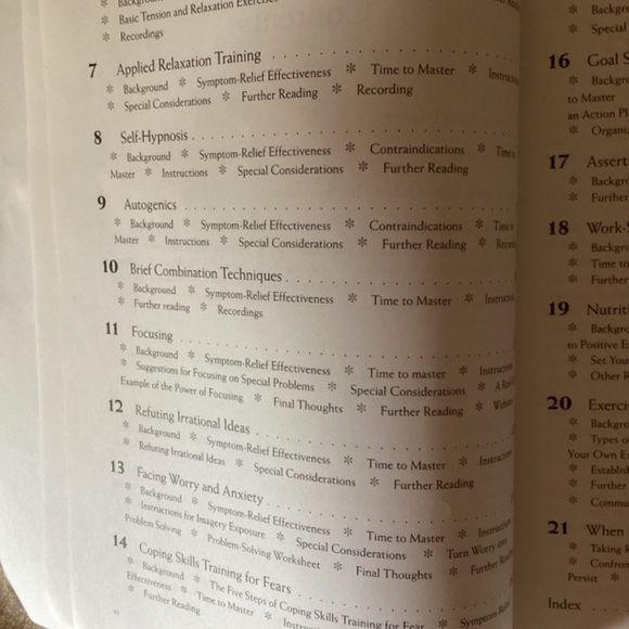 The Relaxation & Stress Reduction Workbook Sixth Edition - Picture 5 of 8